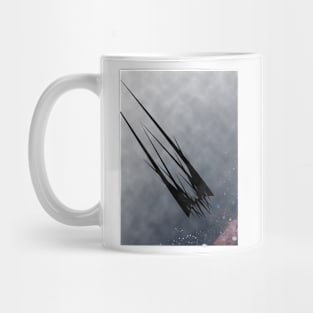 2d space object back print Mug